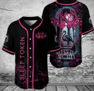 SleepTokenn Fan Anthem Music Baseball Jersey, Hauntingly Stylish Music Baseball Jersey