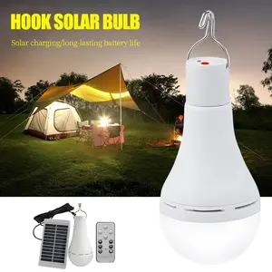 Solar Lights Waterproof USB Charged Hanging Emergency Sunlights Powered Lamps Outdoor Indoor House LED Solar Lamp Bulb Lights，4 lighting modes, suitable for garden, camping, fishing,lanterns,night light, emergency use,Outdoor Lighting |Solar Powered Bulbs