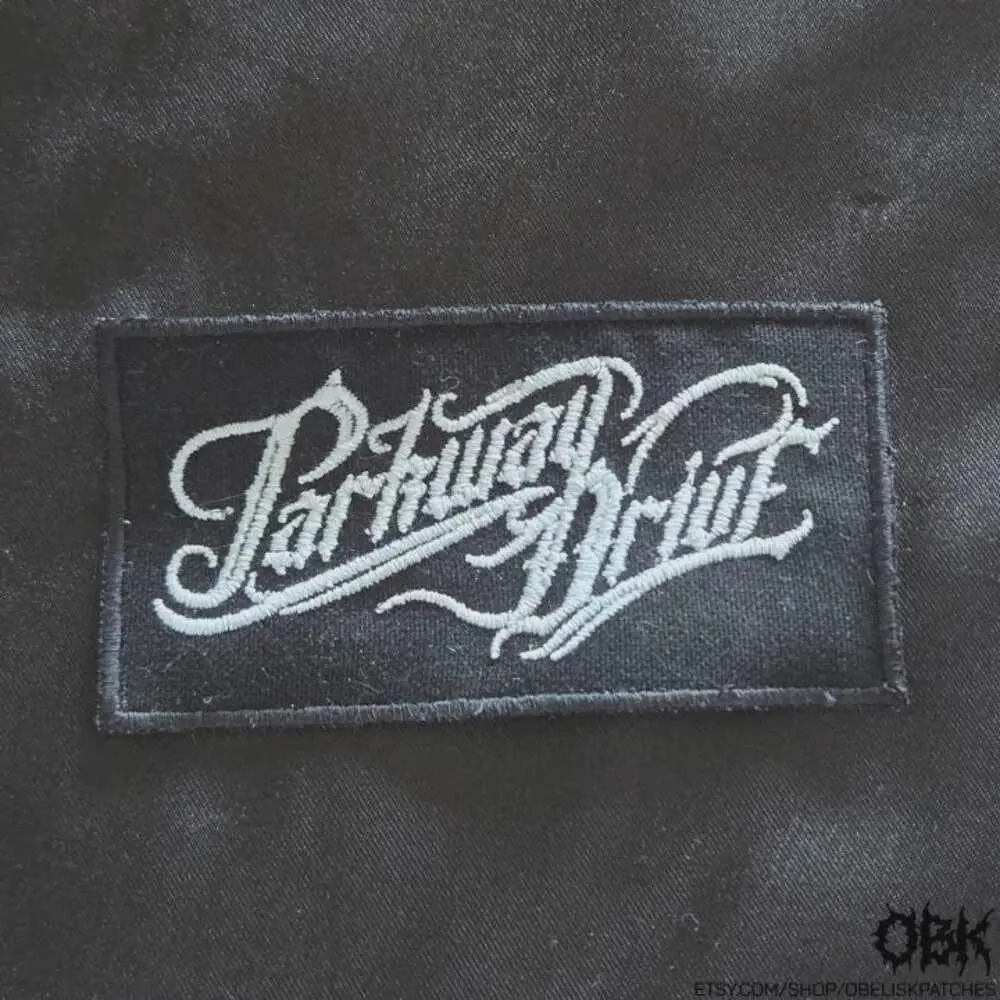 Parkway Drive Patch  Embroidered Canvas Patch - Multiple Sizes, Iron On, Velcro for bags, clothing