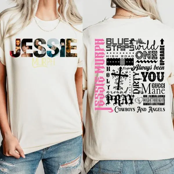 [SALE UP TO 40%] Jessie Concert Tshirt country Western, Full Color, Full Sizes, For Men, For Woman