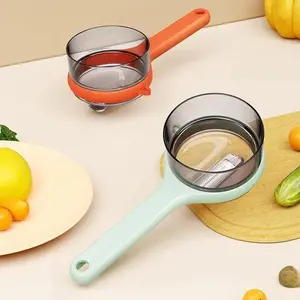 Multifunctional Peeler with Debris Storage Bucket Orange & Green PP+PS 20x6.8cm Quick Peeling Ergonomic Handle Safety Design for Fruits