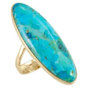 Turquoise Ring GoldCopper™ R2440-GB-C75 (Larger Version)