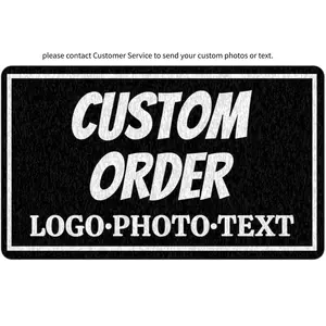 Customized Personalized Non-Woven Floor Mats — Suitable for Indoor and Outdoor Use, Non-Slip and Durable