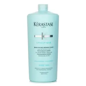 Kérastase Specifique Bain Riche Dermo-Calm Cleansing Soothing Shampoo (Sensitive Scalp, Dry Hair)，1000ml