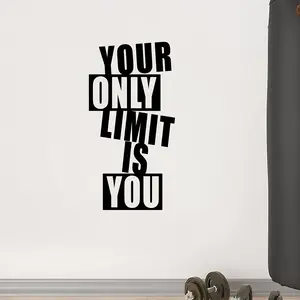 Inspirational Quote Wall Decor, Motivational Saying Poster, Perfect for Home Gym Bedroom Living Room Decoration, Unique Gift Idea