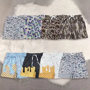 New Clothes Sibling Camo Ice Cream Sprinkle Baby Boy Shorts Casual Comfortable Kids' Clothing little cool wear fashion print toddler summerclothes kids outfit summer spring