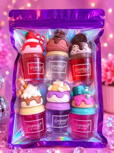 Cupcake Lip Gloss Set of 6 Glosses