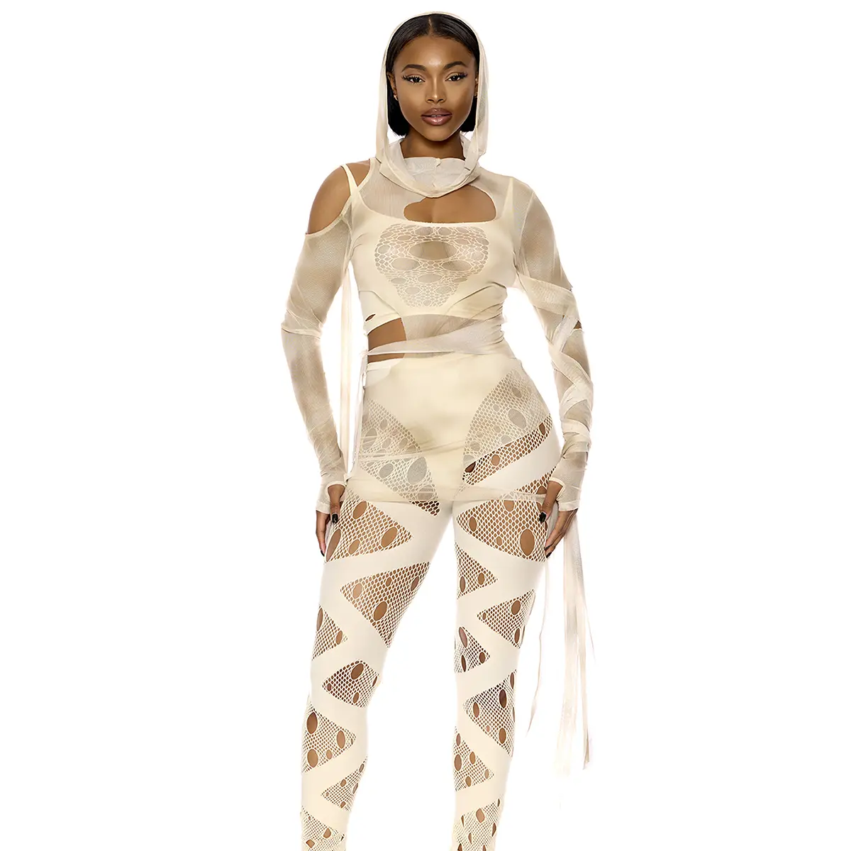Forplay Women's Halloween Under Wraps Mummy Costume