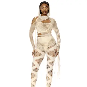 Forplay Women's Halloween Under Wraps Mummy Costume