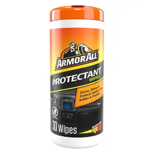Armor UV Defense Shine Enhancer for Vinyl and Rubber All Original Protectant Wipes 30Ea