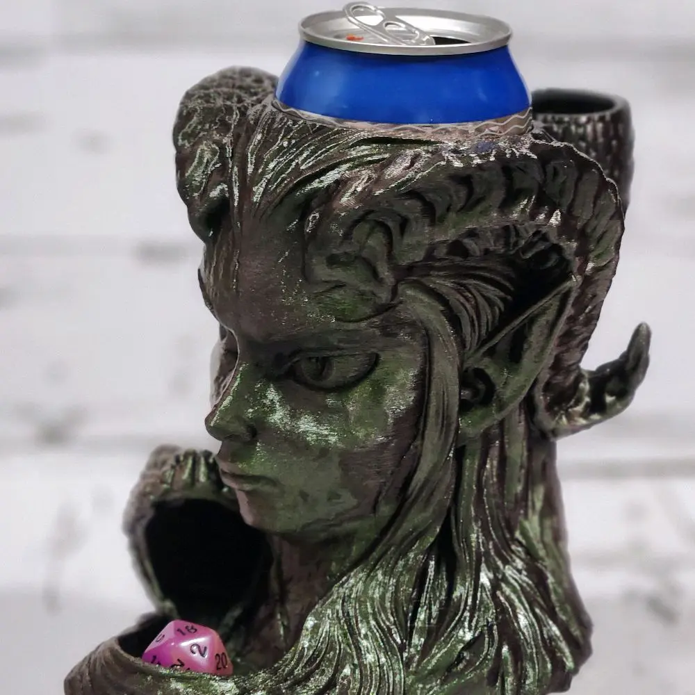 Snake Enchantress Koozie Can Holding Dice Roller Cup Mug dnd rpg
