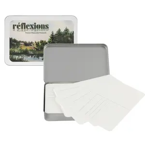 Creative Mark Reflexions Premier Watercolor Postcards - Blank 140lb (300 gsm) 25% Cotton Rag, 4x6 Inch, Pack of 24, Cold-Pressed Surface for Watercolorists, Artists - Paint, Draw, Send or Collect