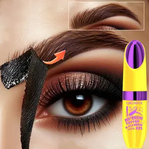 Peel Off Eyebrow Gel - Brow Styling Gel - Convenient Waterproof Sweatproof Long Lasting