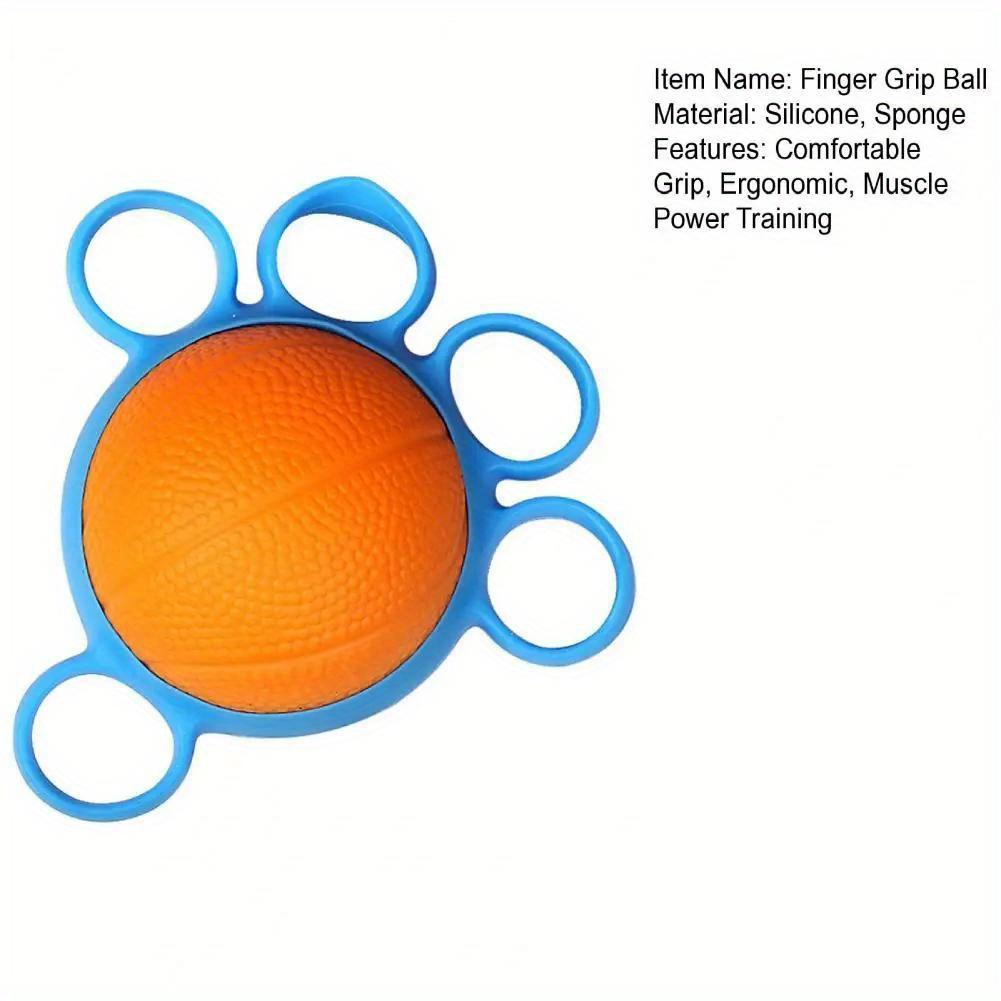2pcs Finger Grip Ball, Hand Relax Grip Strengthener, Used for Five Finger Strength Training, Hand Muscle Relaxation and Rehabilitation
