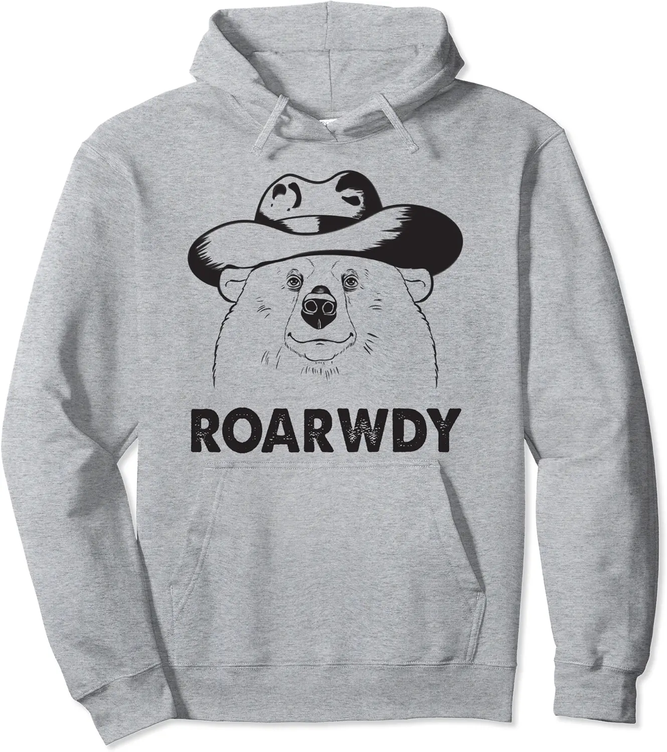 Roarwdy Howdy Meme Grizzly Meowdy Texas Cowboy Bear Pullover Hoodie - Hannahgu Shop 56B09DL4G42L