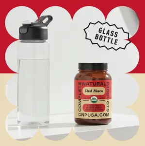 Organic Red Maca Root Capsules - Plant Based Supplement for Menopause Hormone Balance & Mood Improvement
