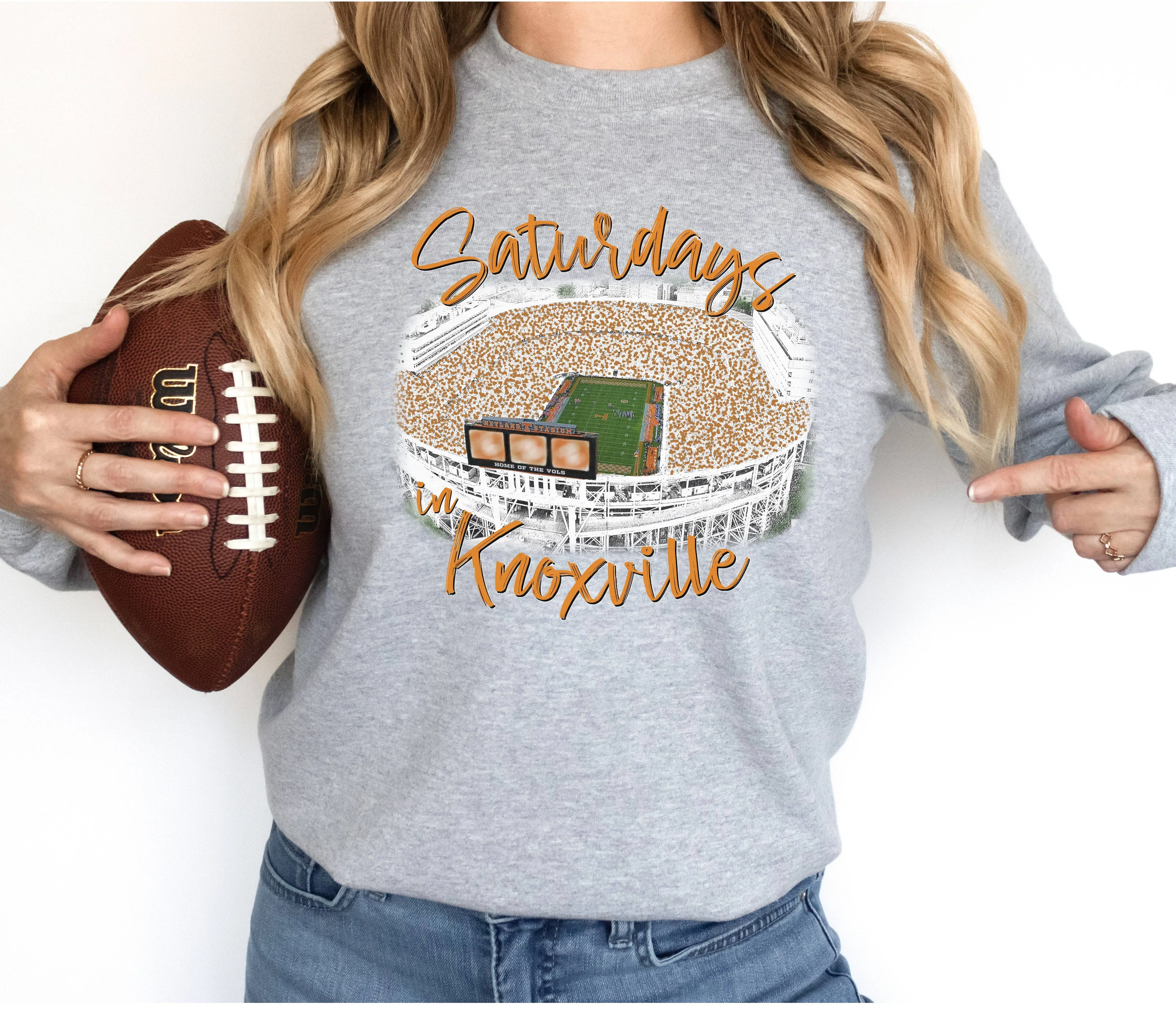Neyland Stadium Hanes Heavyweight Sweatshirt
