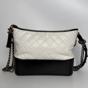 Pre-owned CHANEL leather Shoulder Bags Hobo Bag Gabrille MM【BF 12Z】MG01265X