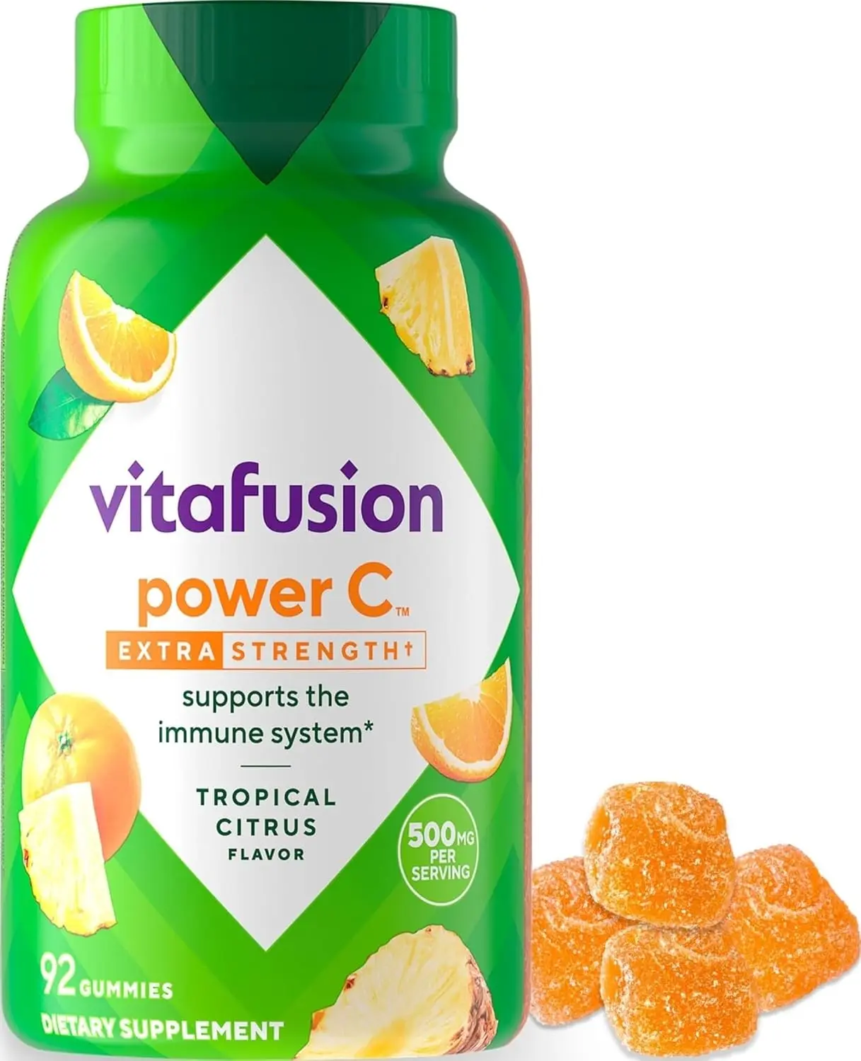 Vitafusion Vitamin C 500 mg Gummies | 92 Gummy Vitamins