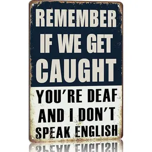 Funny Man Cave Room Signs Men Accessories Sign For Garage Home Bedroom Bar Wall Decor 12x8 Inch