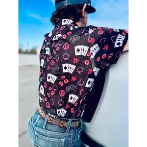 The Gambler Polo 3D Print Shirt – Premium Golf Apparel for Men, Breathable and Lightweight