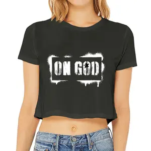 On God Cropped Tee