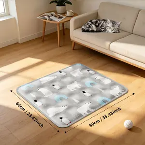 Water Filled Pet Cooling Mat for Summer - Breathable Ice Pad for Dogs & Cats, Long-Lasting Cooling Bed. Perfect Alternative to AC & Fans, Keeps Pets Comfortable & Prevents Overheating.