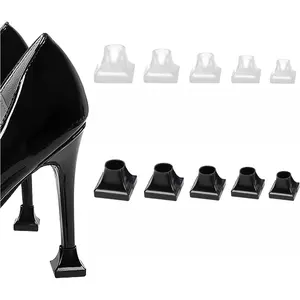 10 Pack Heel Cover for High Heels 5 Different Sizes Heel Stoppers Heel Cover Replacement Tip Caps Beauty & Personal Care Footwear Shoe Insoles Bedroom