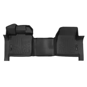 SMARTLINER 1st Row Custom Fit Floor Liners Compatible with 2015 - 2025 Ford F-150 Regular Cab (Gasoline | Carpet and Vinyl | w/ Over The Hump Coverage)