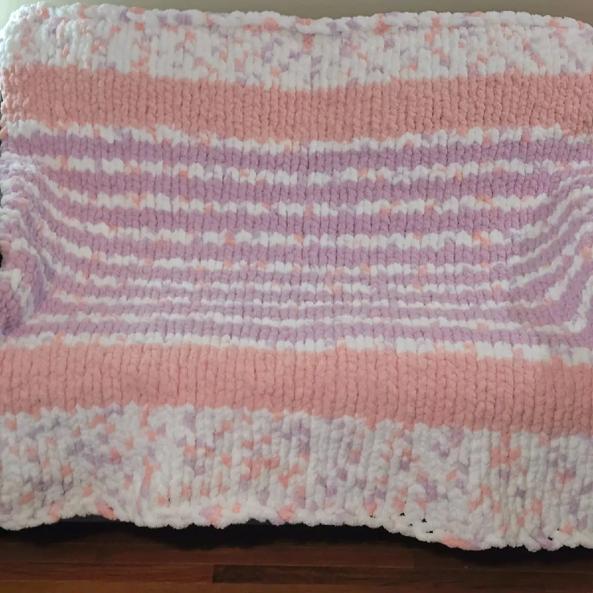 60"×60" Afghan Chunky Knit Blanket - Soft and Cozy