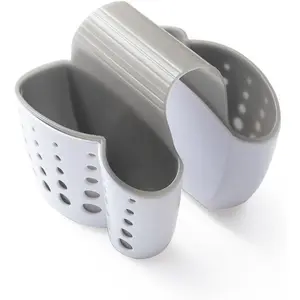 Sink  Sponge Holder Soap Holder,  Plastic Saddle Faucet  Desk Organizer Pen Holder
