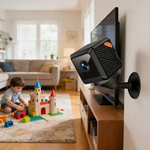 Mini Square Camera Wireless Remote Control Baby Monitor, Home Security, Infrared Night Vision, 1080P Video Shooting, Wall-Mounted, Mobile Alarm, APP Control