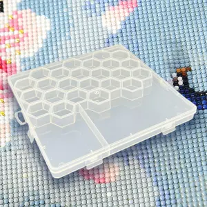 30/120Pcs Diamond Embroidery Drill Mud Kit with Box Dotting Rhinestone DIY Diamond Mud Set Diamond Painting Art Tool