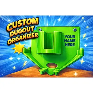 Dugout Organizer – Custom Baseball & Softball Fence Clip Holder