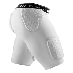 McDavid HEX® Thudd Short Adult Football Protection Shorts with 9mm HEX Technology for Ultimate Confidence in Motion & Comfort