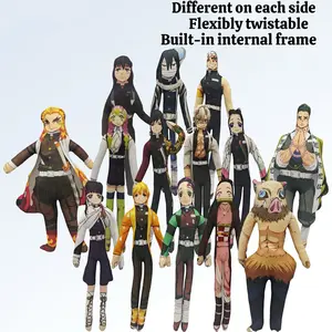 Funny Gift Anime Figure Twistable Shape Anime Peripheral Toy Stuffed Abstract Model Doll Cosplay Room Decoration for Friends