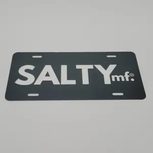SALTYmf Big Attitude License Plate