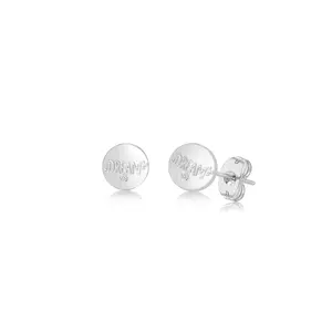 Dream White Crystal White Gold Plated Girl's Stud Earrings Earth2Jane
