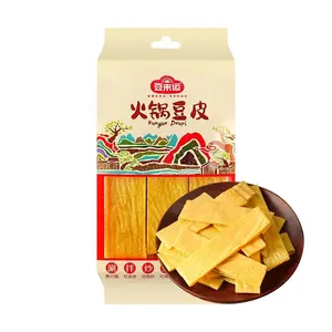 DOULAIYUN Hot Pot Tofu Skin Noodles - 120g Pack | Savory Bean Flavor, No Oily Taste, Perfect for Hot Pot & Stir-fries