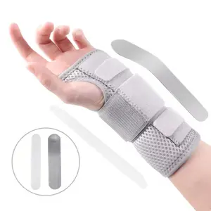 2-piece Carpal Tunnel Wrist Guard (one Left and One Right), Adjustable Compression, Night Support with Splint, Unisex Size, Suitable for People with Usual Wrist Discomfort, Tenosynovitis and Long-term Office Work
