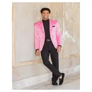 Hot Pink Aries Shawl Tuxedo Jacket by Mark of Distinction