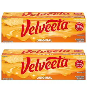 Velveeta Original Cheese Block - Smooth & Creamy, 32 oz Pack of 2 Baking Dairy