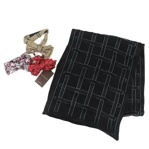 Pre-owned GUCCI Silk Small Leather Goods Butterfly Tie Accessory 4pcs Set