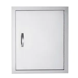 GARVEE BBQ Access Doors: Premium Weatherproof 304 Stainless Steel, Available in Various Sizes (17"x24" to 42"x21"), Offering Single & Double Door Options for Outdoor Kitchens, BBQ Islands, Grilling Stations, and Commercial Use
