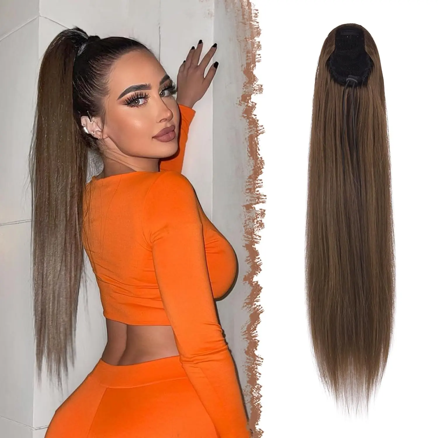 Moss Brown-Drawstring