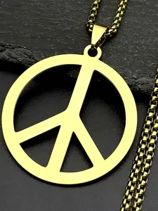 Kurdistan Map Flag Sun Symbol Pendant Necklace for Men Women Stainless Steel Gold Color Ethnic National Geography Chain