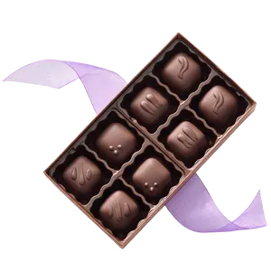 Sweet Vegan  8-PC  Gift Box - Dairy-Free, Nut-Free, Soy-Free, Gluten-Free | Gourmet Vegan  for Gifting & Special Occasions Bonbon Snack hand dipped Dessert chocolate candy organic luxury chocolate