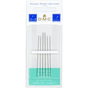 Beading Needles - DMC Size 10-12 - 6 pack