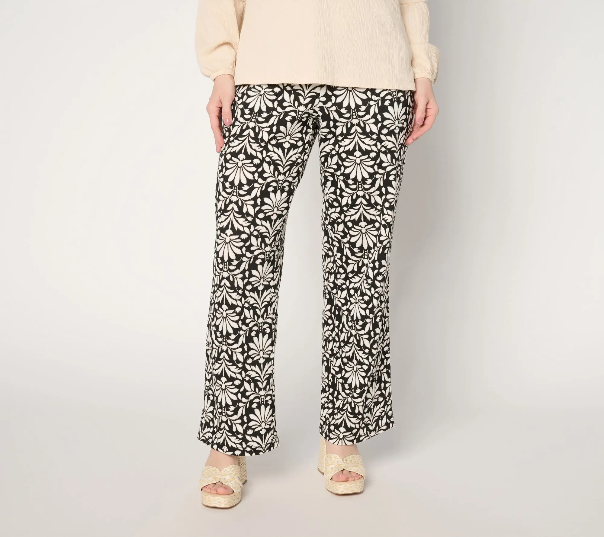 Belle by Kim Gravel Regular Packabelle Olympus Petals Relaxed Pant