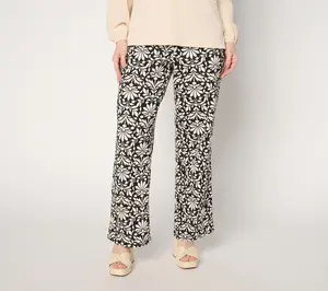 Belle by Kim Gravel Petite Packabelle Olympus Petals Relaxed Pant